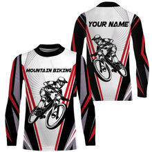 Load image into Gallery viewer, Personalized Mountain Biking Jersey - Custom Name Unisex MTB Jersey Cycling Shirt Mountain Bike Shirt - JTS414