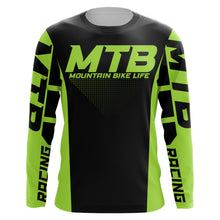 Load image into Gallery viewer, Mountain Bike Long Sleeve Jersey, Custom MTB Racing Shirt for Bike Rider, Cycling UV Protection UPF 30+ JTS493