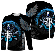 Load image into Gallery viewer, Skull Biker Wings Personalized Jersey Hoodie All Over Print Motorcycle Off-road Rider Racing Shirt| NMS471