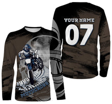 Load image into Gallery viewer, Tire Track Motocross Jersey Personalized Dirt Bike Riding Shirt Off-road Motorcycle Riders| NMS512