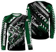 Load image into Gallery viewer, Personalized Motocross Racing Jersey Over Printed Hoodie, Extreme MotoX Addition Motorcycle Biker Shirt NMS274