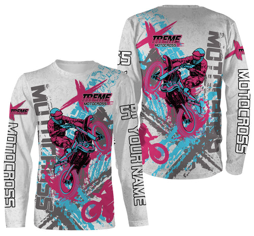 Extreme Motocross Racing Jersey, Hoodie, T-shirt, Custom Name Motorcycle Off-road Biker Shirt| NMS283