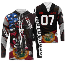 Load image into Gallery viewer, Florida Motocross Jersey Custom Name Number Youth Mens Womens FL Dirt Bike Off Road MotoX Motorcycle| NMS822