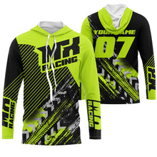 Load image into Gallery viewer, MX Racing Jersey UPF30+ Personalized Motocross Adult&amp;Kid Green Dirt Bike Riders Off-road Motorcycle| NMS677