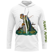 Load image into Gallery viewer, Bass fishing bass fish drink beer ChipteeAmz&#39;s art UV protection long sleeves personalized gift AT067