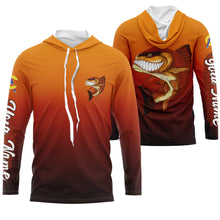 Load image into Gallery viewer, Redfish fishing custom name with angry Redfish ChipteeAmz&#39;s art UV protection shirts AT005