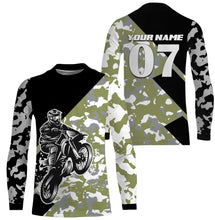 Load image into Gallery viewer, Custom Dirt Bike Jersey UPF30+ UV Protect, Camo Motocross Off-Road Motorcycle Riders Racewear| NMS438