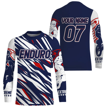 Enduro Racing Personalized Jersey UPF30+ Off-road Dirt Bike Adult&Kid Extreme Terrain Race| NMS708