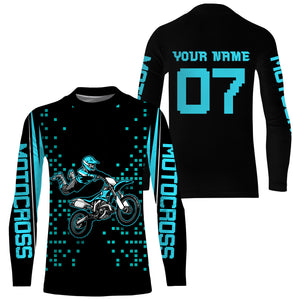 Personalized Motocross Jersey UPF30+ Kid&Adult Dirt Bike Racing Shirt Off-road Motorcycle Riders| NMS612