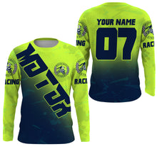 Load image into Gallery viewer, Custom MotoX Motocross jersey UPF30+ kid&amp;adult dirt bike racing off-road motorcycle racewear| NMS939