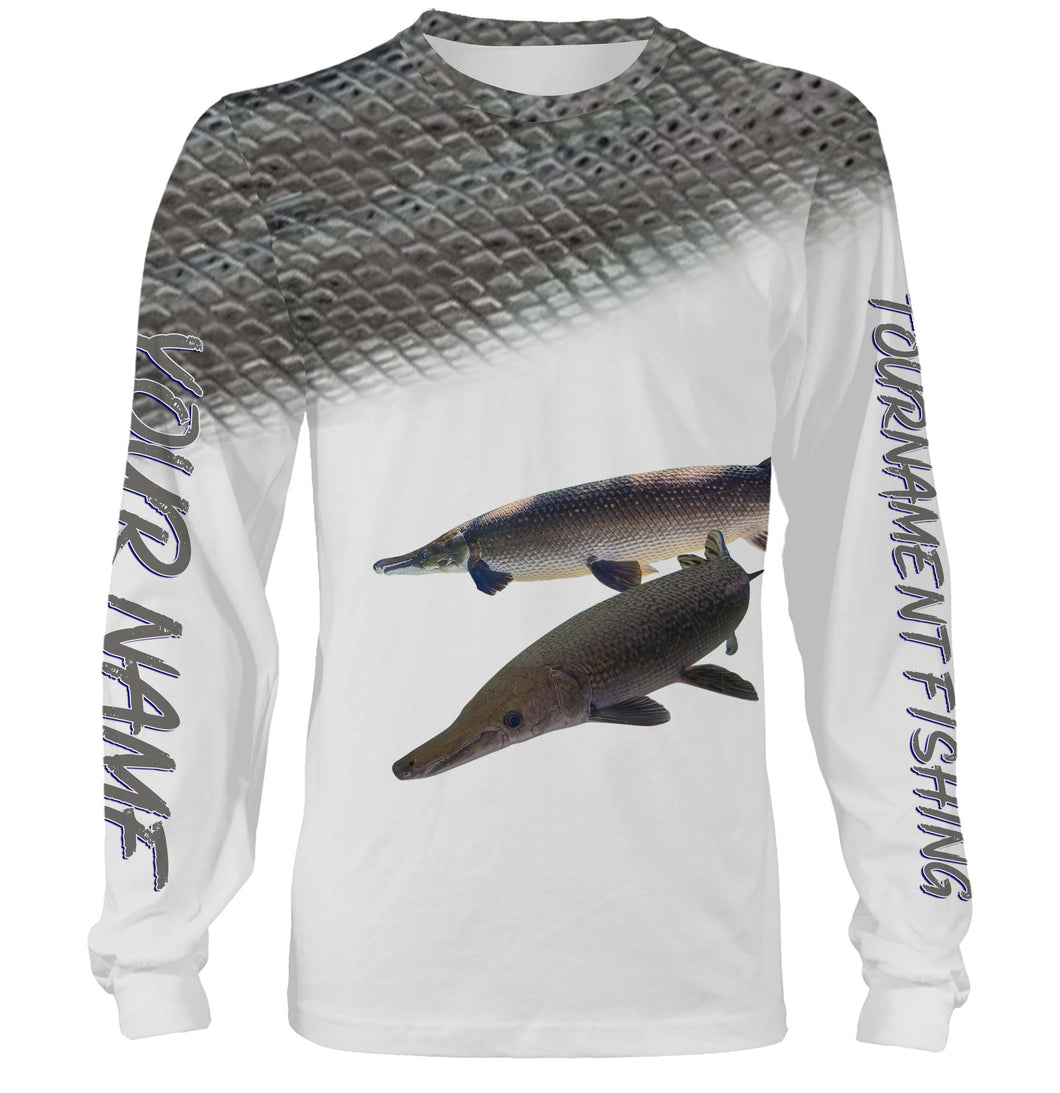 Alligator Gar tournament fishing customize name all over print shirts personalized gift NQS179