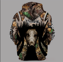 Load image into Gallery viewer, Wild Hog Hunting Clothes 3D all over Print Hoodie plus size - NQS83