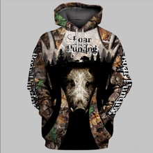 Load image into Gallery viewer, Wild Hog Hunting Clothes 3D all over Print Hoodie plus size - NQS83