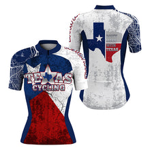 Load image into Gallery viewer, Texas cycling jersey men women UPF50+ bike shirt road MTB BMX dirt gear TX biking tops with zipper| SLC221