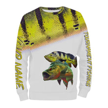 Load image into Gallery viewer, Peacock bass tournament fishing customize name all over print shirts personalized gift NQS181