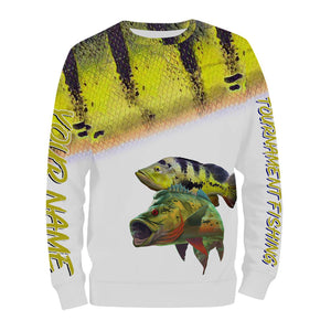 Peacock bass tournament fishing customize name all over print shirts personalized gift NQS181