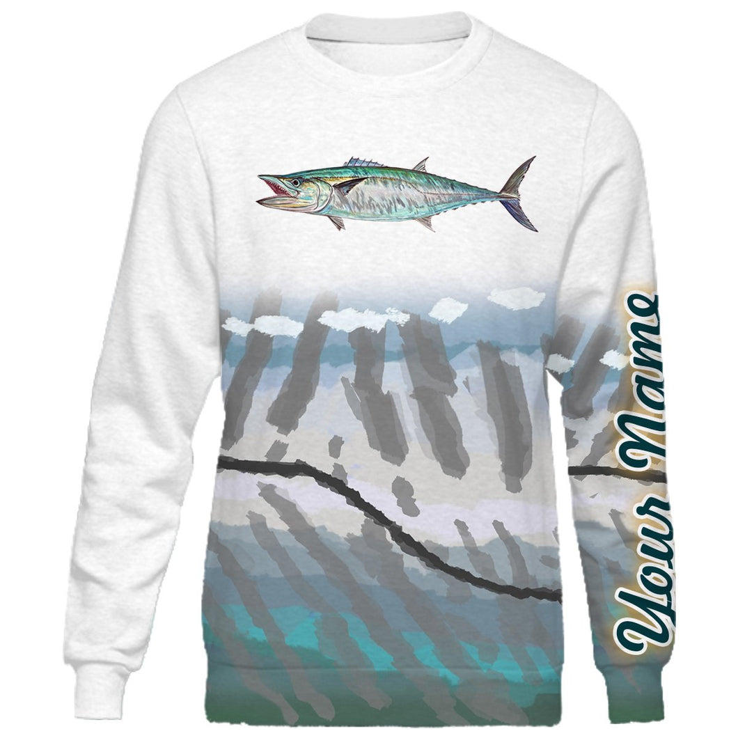 King fish king fishing shirts saltwater personalized custom fishing apparel shirts PQB10