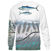 Load image into Gallery viewer, King fish king fishing shirts saltwater personalized custom fishing apparel shirts PQB10