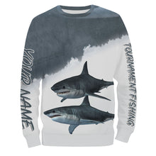 Load image into Gallery viewer, Shark tournament fishing customize name all over print shirts personalized gift FSA44