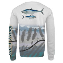 Load image into Gallery viewer, King fish king fishing shirts saltwater personalized custom fishing apparel shirts PQB10