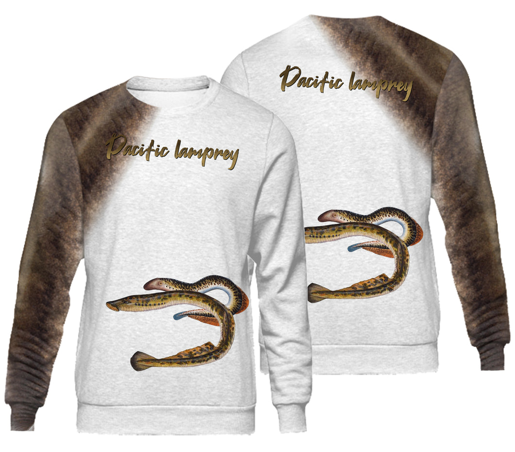 Pacific lamprey fishing full printing