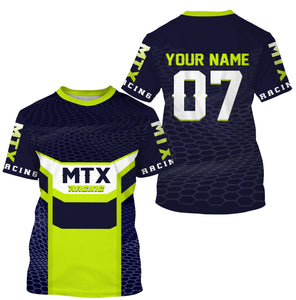 MTX Racing Jersey UPF30+ Personalized Motocross Riders Dirt Bike Shirt Off-road Motorcycle Jersey| NMS664