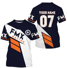 Load image into Gallery viewer, Personalized FMX Jersey UPF30+ Freestyle Motocross Shirt Adults &amp; Kid Dirt Bike Riders Motorcycle Racing| NMS689