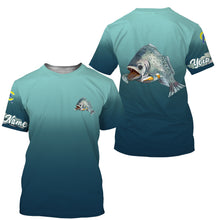 Load image into Gallery viewer, Speckled Trout fishing custom name with Trout drinking beer ChipteeAmz&#39;s art UV protection shirts AT014