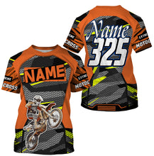 Load image into Gallery viewer, Extreme Motocross Personalized Jersey UPF30+ UV Protect Dirt Bike Racing Off-Road Motorcycle Racewear| NMS404