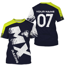 Load image into Gallery viewer, Personalized MX Racing Jersey UPF30+ Motocross Off-Road Adult&amp;Kid Dirt Bike Powersport Jersey| NMS756