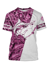 Load image into Gallery viewer, Swordfish personalized fishing tattoo full printing shirt, hoodie, long sleeves - Pink camo FSA1