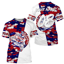 Load image into Gallery viewer, Camo Motocross Jersey Personalized UPF30+ Dirt Bike Riding Shirt Patriotic Off-road Motorcycle Riders| NMS527