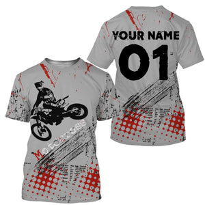 Personalized Motocross Jersey UPF30+ Freestyle FMX Dirt Bike Riders Off-road Motorcycle Racing| NMS671