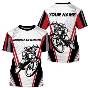 Personalized Mountain Biking Jersey - Custom Name Unisex MTB Jersey Cycling Shirt Mountain Bike Shirt - JTS414