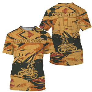 Personalized Motocross Jersey Custom Number&Name Motorcycle Shirt Off-Road Dirt Bike Racing| NMS580