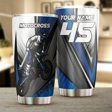 Load image into Gallery viewer, Motocross Personalized Tumbler - Riding Motorcycle Dirt BikeTumbler Off-road Rider Drinkware| NMS416