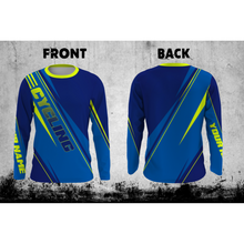 Load image into Gallery viewer, Cycling Long Sleeves Jersey, Road Bike All Over Print Shirt, Custom Bicycle Rider Jersey UV Protection| JTS482