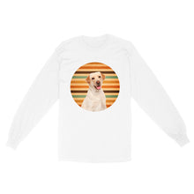 Load image into Gallery viewer, Custom Pet Face Retro Long Sleeve| Dog Lover Gift Labrador Lover Pet Owner Shirt| JTSD341