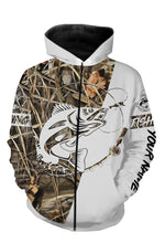 Load image into Gallery viewer, Personalized walleye fishing tattoo full printing shirt, all over print hoodie, zip up hoodie