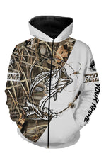 Load image into Gallery viewer, Custom camo bass fishing shirts all over printed T-shirt, Long sleeve, Hoodie, Zip up hoodie