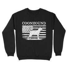 Load image into Gallery viewer, Coonhound Dog Shirt, Mens Coonhound Gift Coon Dog, Dog Lover, Hunting Dog Standard Sweatshirt FSD2344D01
