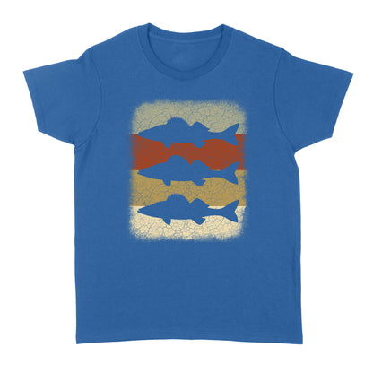 Retro vintage Walleye Fishing Shirt, Fisherman Gift D03 NQS3136 Women's T-shirt