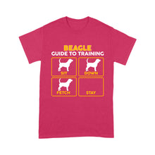 Load image into Gallery viewer, Beagle Standard T-shirt | Funny Guide to Training dog - FSD2404D08