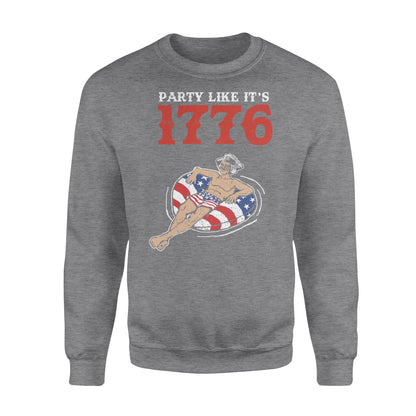 Women's USA Patriotic party like it's 1776 - Standard Crew Neck Sweatshirt