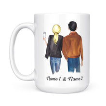Load image into Gallery viewer, You are my person custom name white mug, valentine gift for her, gift for him 11oz,15oz mug D06 NQS1263