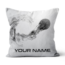 Load image into Gallery viewer, Smoke Golf Ball Custom Golf Throw Pillow Personalized Cool Golf Gifts LDT1124