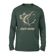 Load image into Gallery viewer, Custom Sailfish Saltwater Fishing Long sleeve shirts, Personalized Fishing Shirts FFS - IPHW454