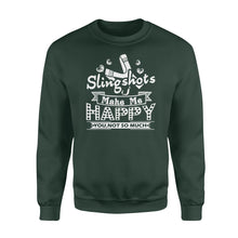 Load image into Gallery viewer, Slingshot - Slingshots Make Me Happy - Standard Crew Neck Sweatshirt