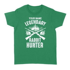 Rabbit Hunter customize name - Personalized gift Women's T-shirt - NQSD246