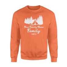 Load image into Gallery viewer, Family Camping Trip shirt, personalized family shirt NQSD68  - Standard Crew Neck Sweatshirt